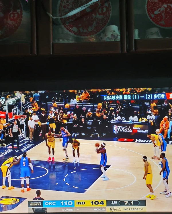 24/25NBA总决赛第4场雷霆111：104胜步行者

NBA总决赛第四场，雷