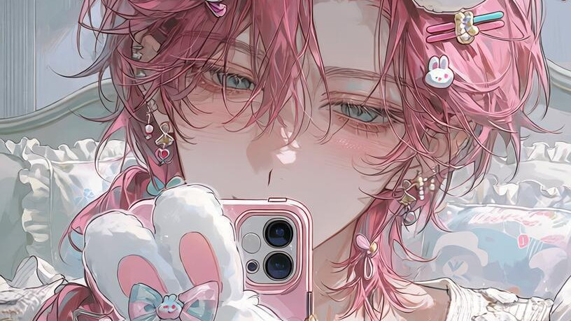 用 ComfyUI 打造独特粉色系美少年插画系列