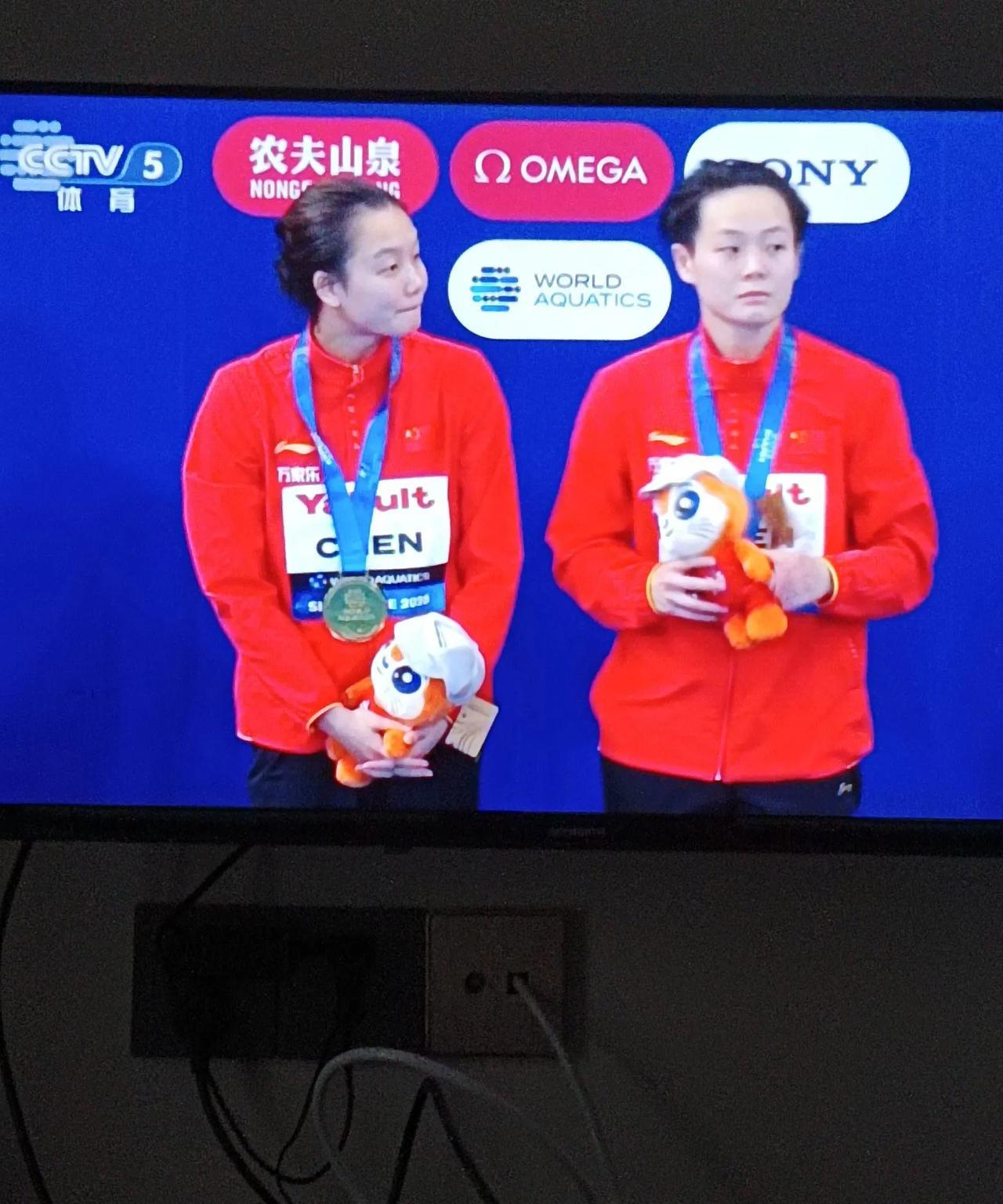 中国游泳世锦赛第三个比赛日综述。
奖牌：跳水两金，游泳一铜。
预赛：
陈艺文/陈