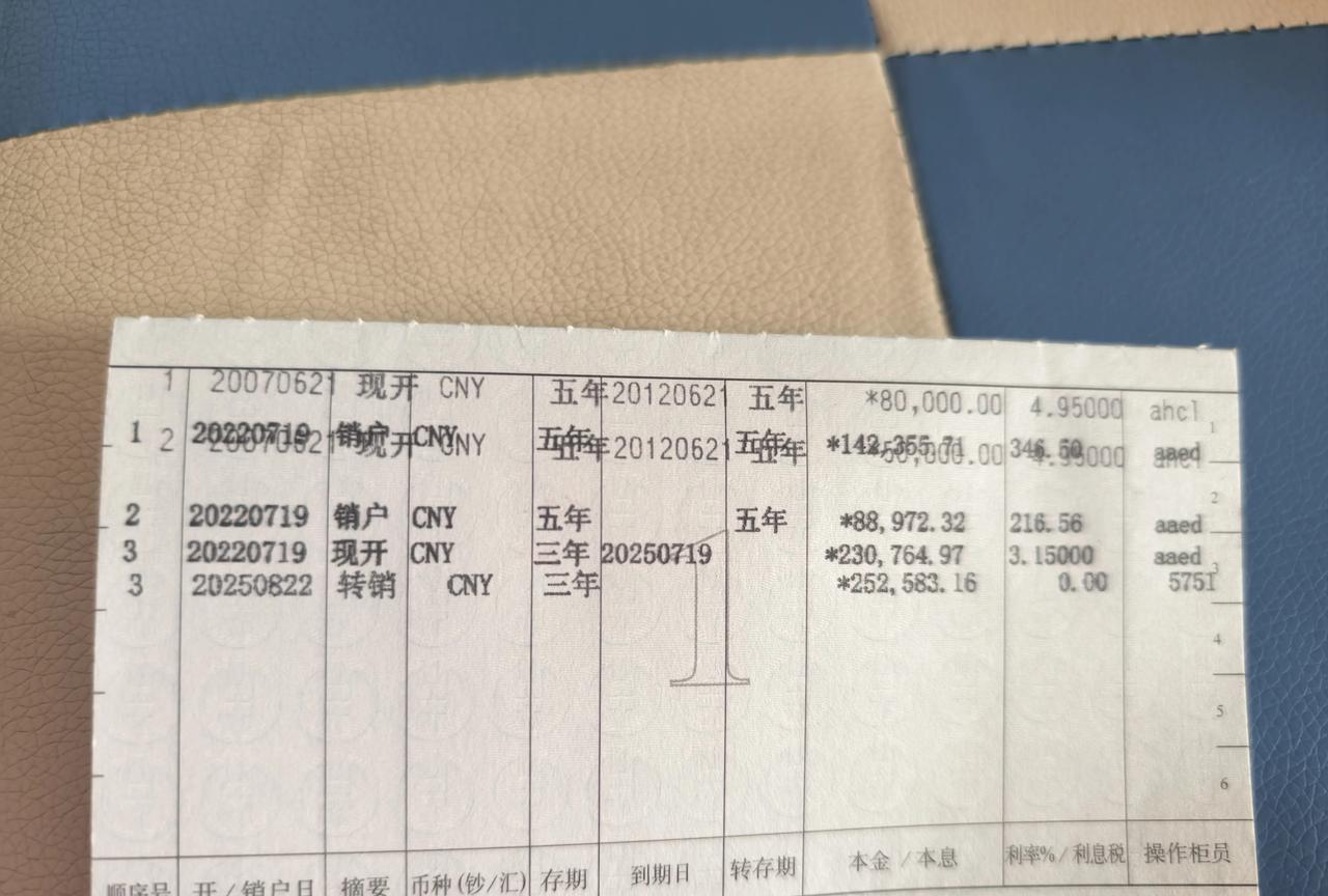 有大额存款的人无奈了！估计以后钱要自己保管了！今天陪领居王奶奶去农业银行弄她的定
