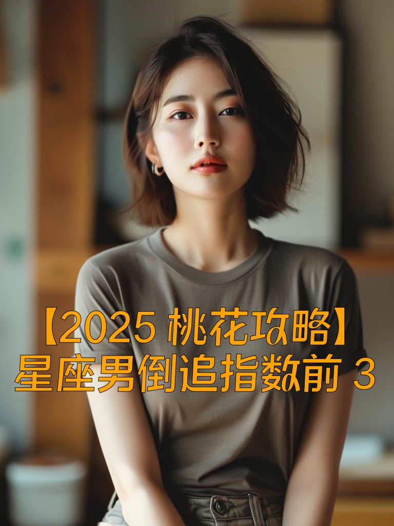 【2025桃花攻略】星座男倒追指数前3