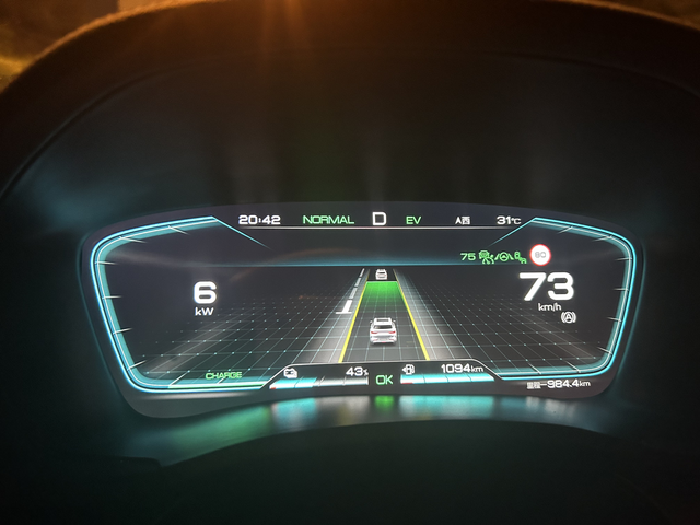 偷油石锤？
昨晚加满油回家，表显1100公里，路上一直用的EV模式，看了一眼发现