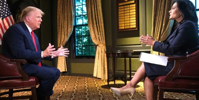 特朗普5日在接受NBC《与媒体有约》(Meet the Press)专访时，表示