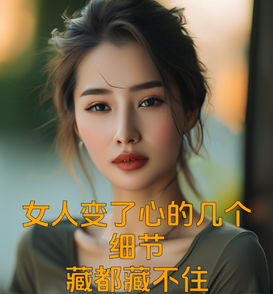 女人变了心的几个细节，藏都藏不住