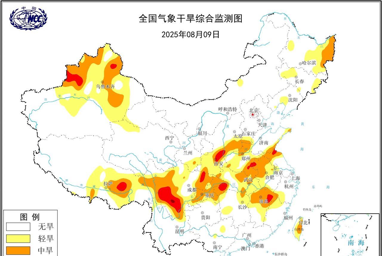 河南山东干旱有所缓解，未来几天雨带维持在河南南部等地
根据国家气候中心最新监测，