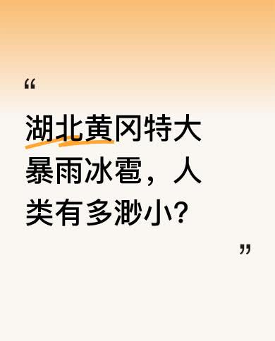 网友爆料，这可能是他有生之年头一回见这么极端的天气。现场画面太恐怖，就像世界末日