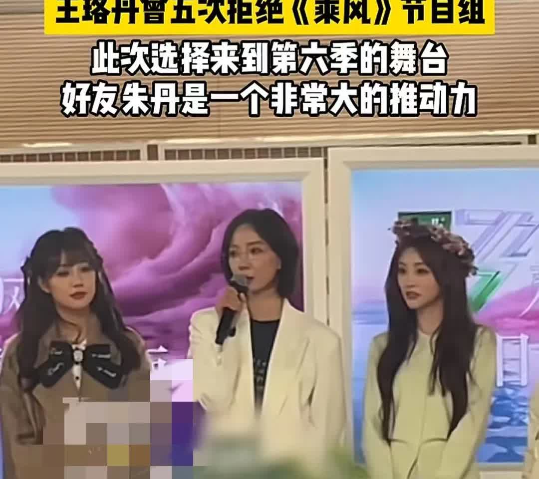 王珞丹大爆料
王珞丹说:“今年是浪姐的第6季，也是节目组向我抛出橄榄枝的第6年