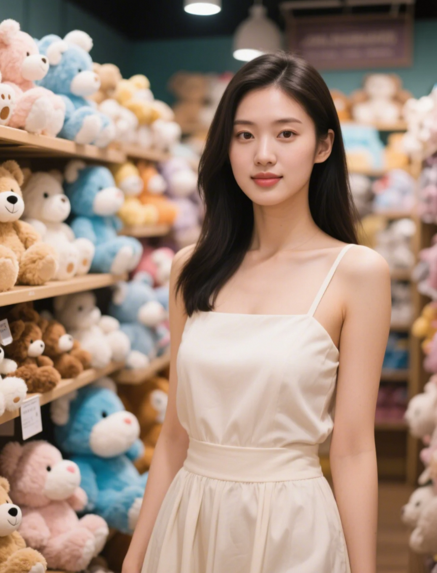 「当美女邂逅毛绒萌物，软萌感直接溢出屏幕」