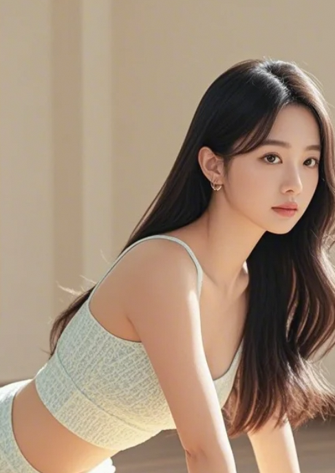 瑜伽馆“咔嚓”一下，元气少女活力全开！