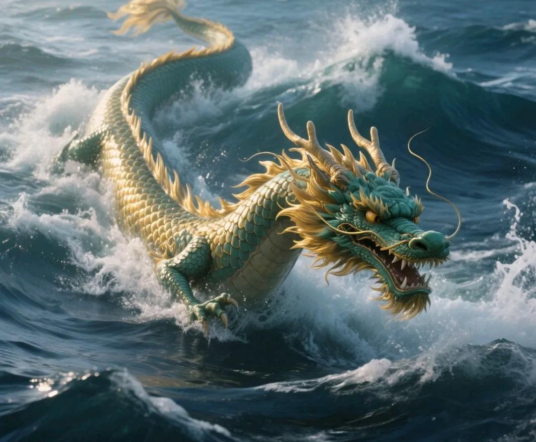 日元为癸水（好比雨露、溪水）的三大成功模式：
1.  龙归大海格：
      
