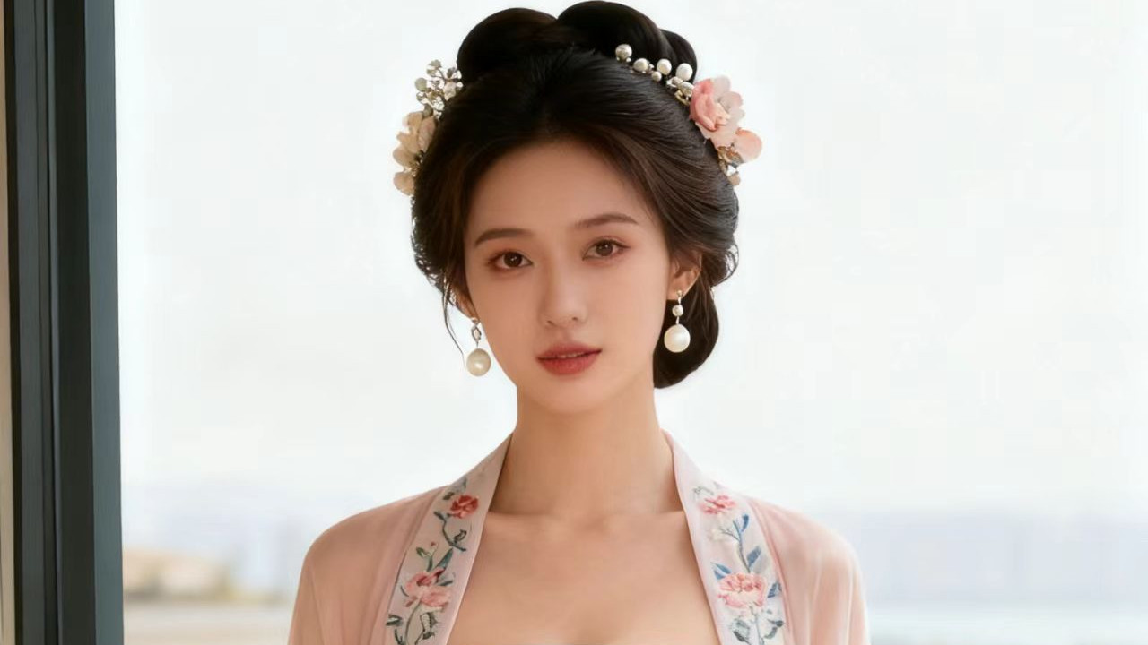 古典韵味汉服，优雅与成熟气质。