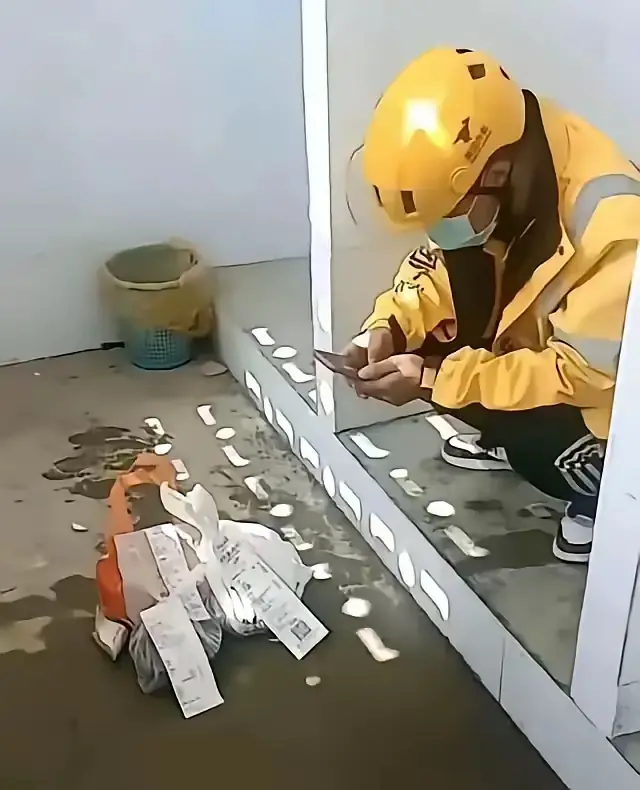 那不是还隔着塑料袋呢吗？
