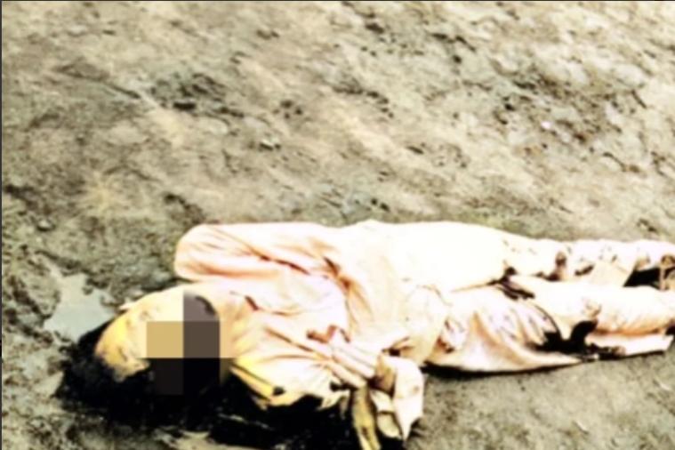 1947年，南京雨花台刑场，“特务头目”丁默邨的一张毙命照，当时的他因为极度的恐