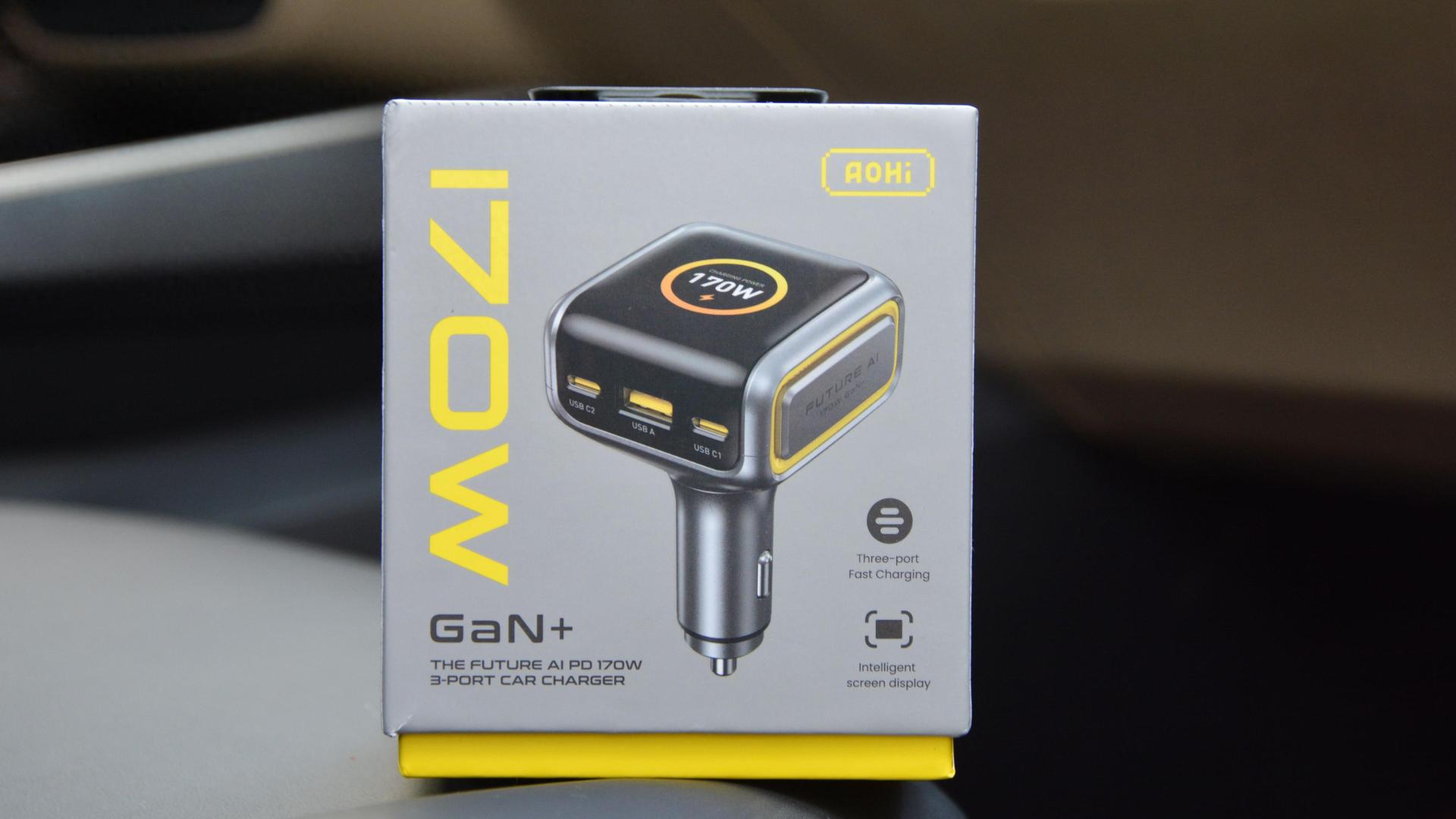 奥海170W的智能车载充电器体验：多设备同时充电，稳定不掉功率