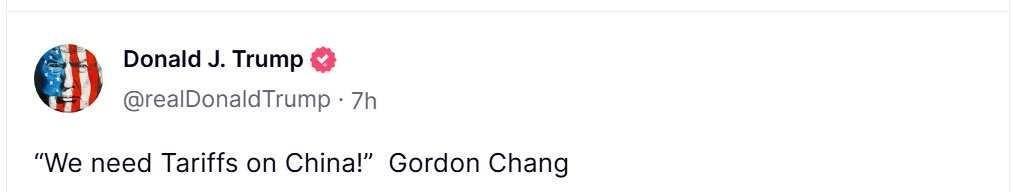 特朗普和中国打关税战，竟参考章家敦意见？美国网民：我们完了
为了佐证自己发起对华