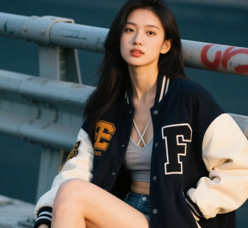 在废墟中绽放的铿锵玫瑰——夹克酷妹视觉系