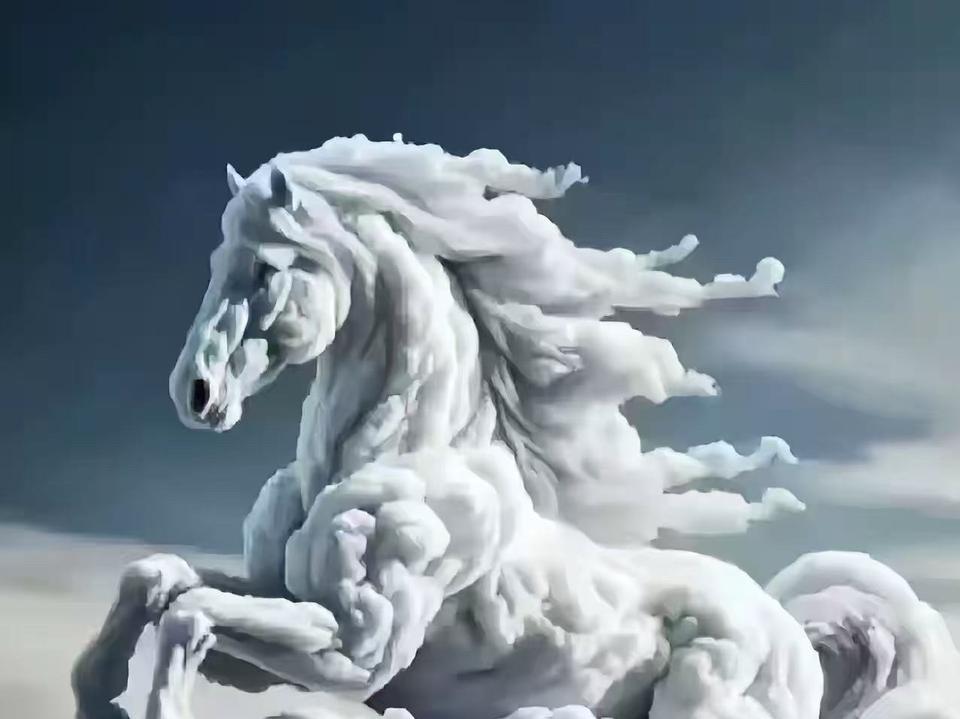 你第一眼看到了什么？看看接下来你会被什么好运砸中？准不准你说了算！
A：白马
B