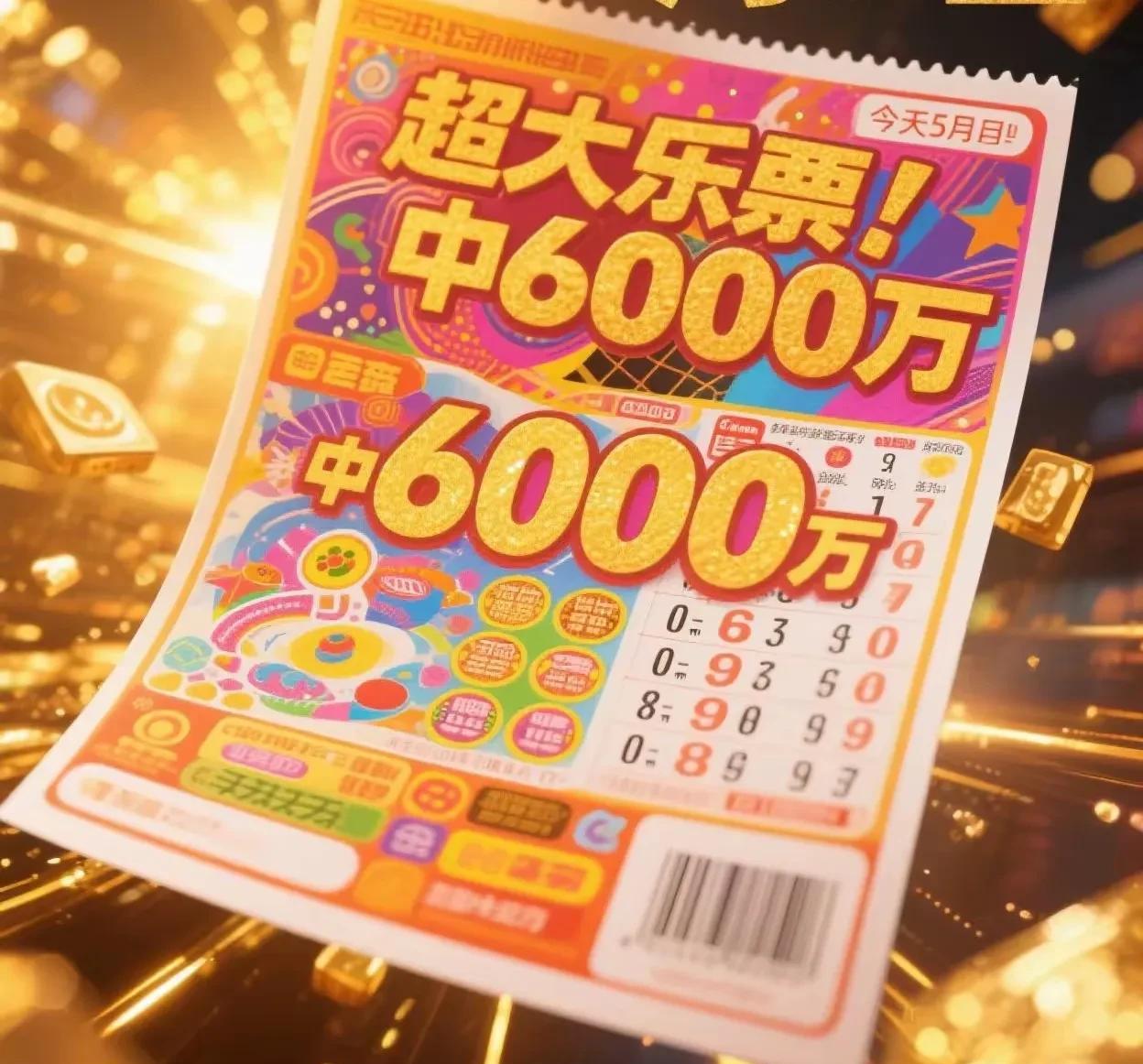 5月6日，大乐透开出6000万大奖，“接就灵”。
5月6日，大乐透开出6000万