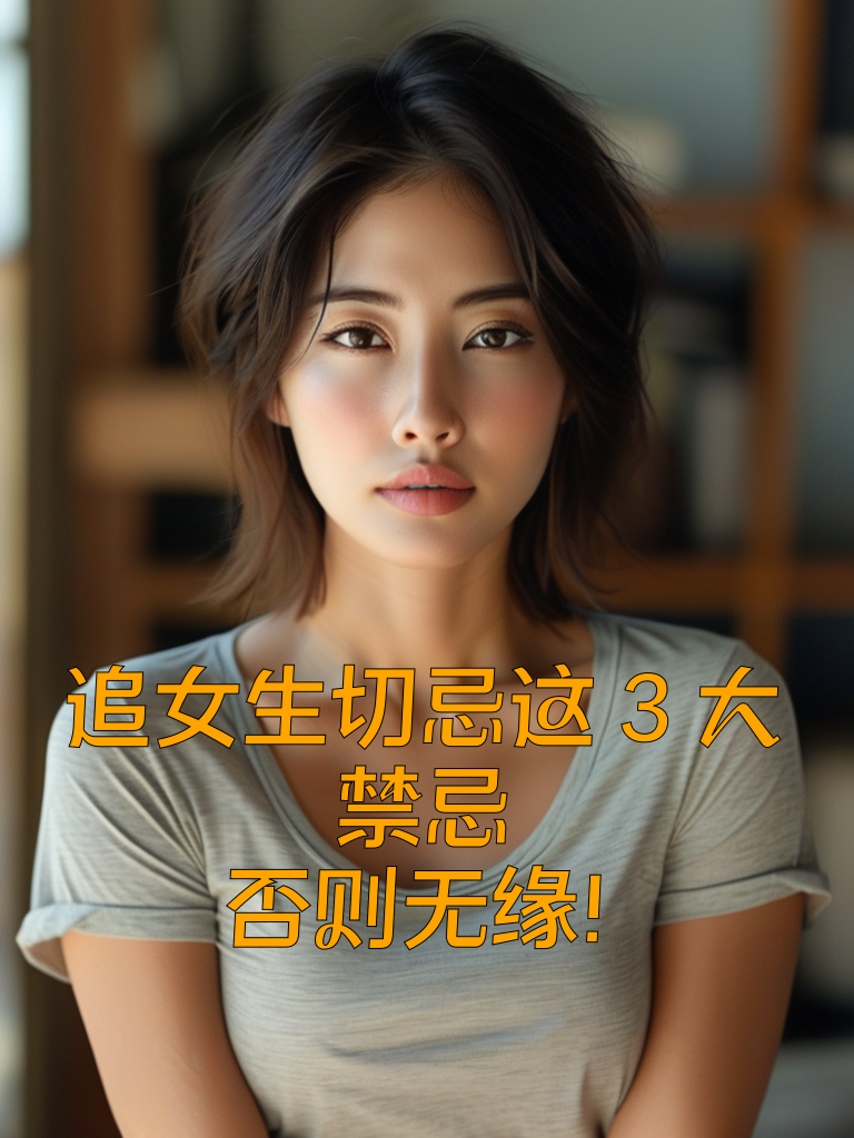 追女生切忌这3大禁忌，否则无缘！