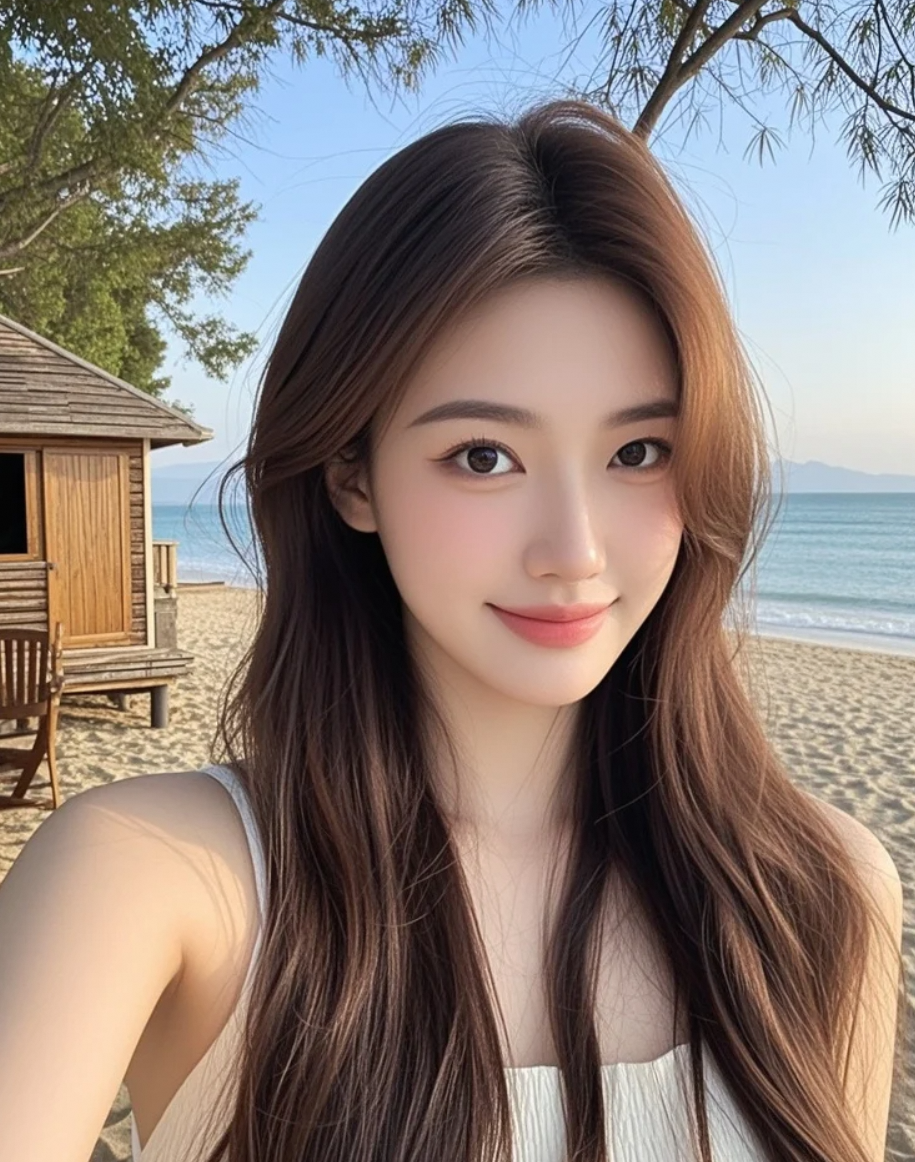 阳光吻颊，快看海天间最美的倒影，心中充满了对大自然的感激！