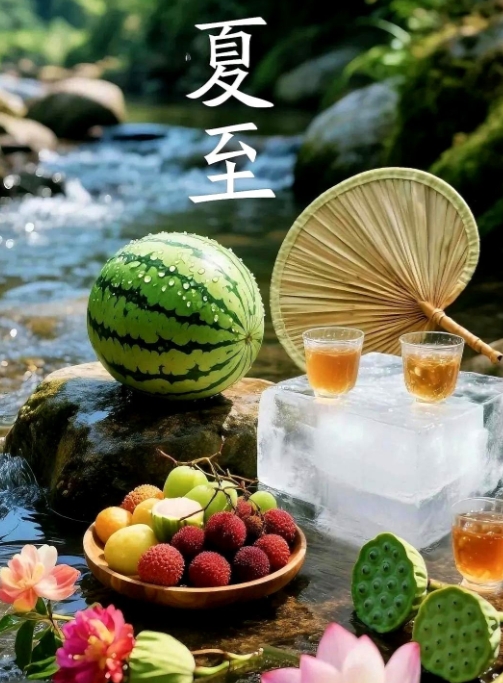 夏至快乐一年的时光悄然过半

夏至已至

真正迎来了炎热的夏季

之后的天气只会
