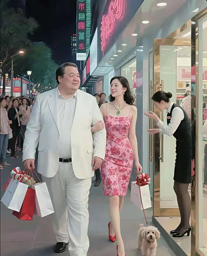 三百五十斤的汉子配百斤的妹子，这俩人站一块儿真是绝了，一个顶仨，这组合你敢信？
