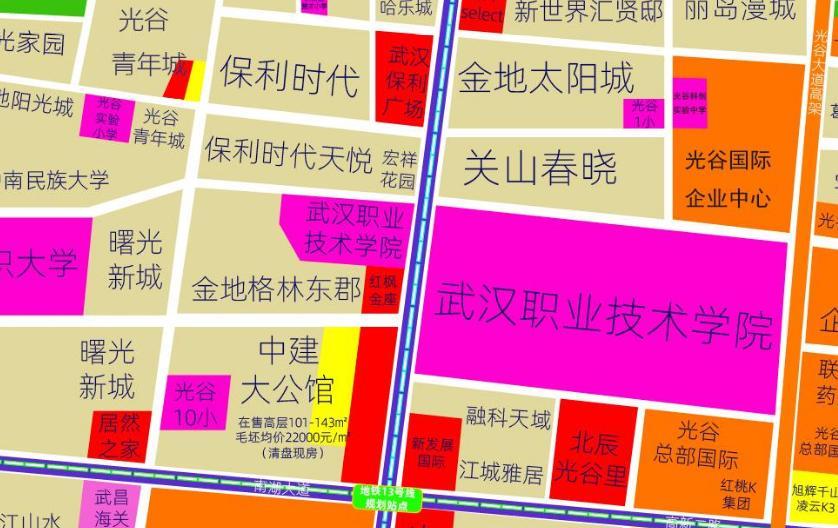 武汉城事！
近日，有网友咨询称：凌家山北路和武职中间的空地有何规划？关山大道片人