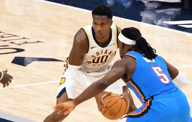 NBA常规赛，步行者主场135-141双加时不敌雷霆。
全场比赛，步行者全队罚球