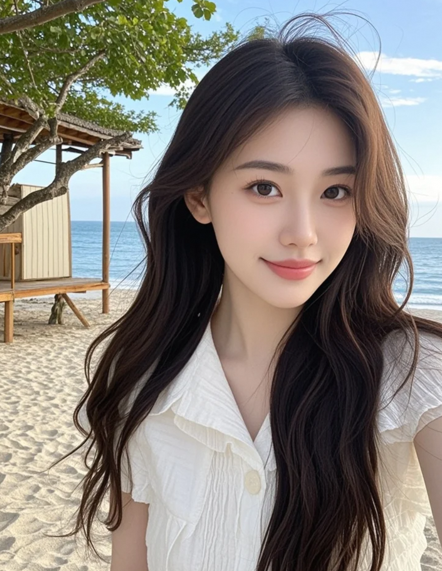 脚印被浪抹掉啦，快许愿让美景停留！