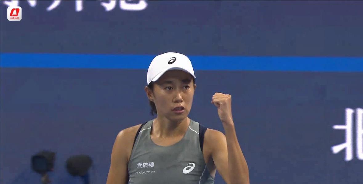 张帅以3:6、6:1、6:4战胜扎哈洛娃，晋级中网女单第二轮，恭喜张帅！