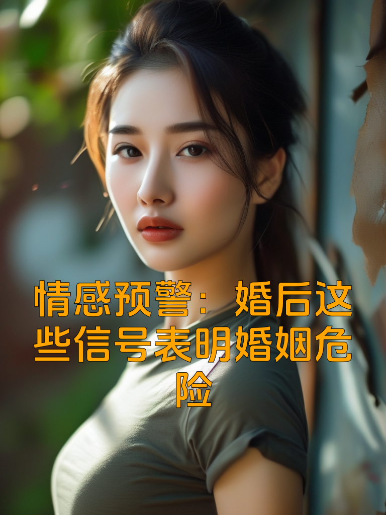 情感预警：婚后这些信号表明婚姻危险