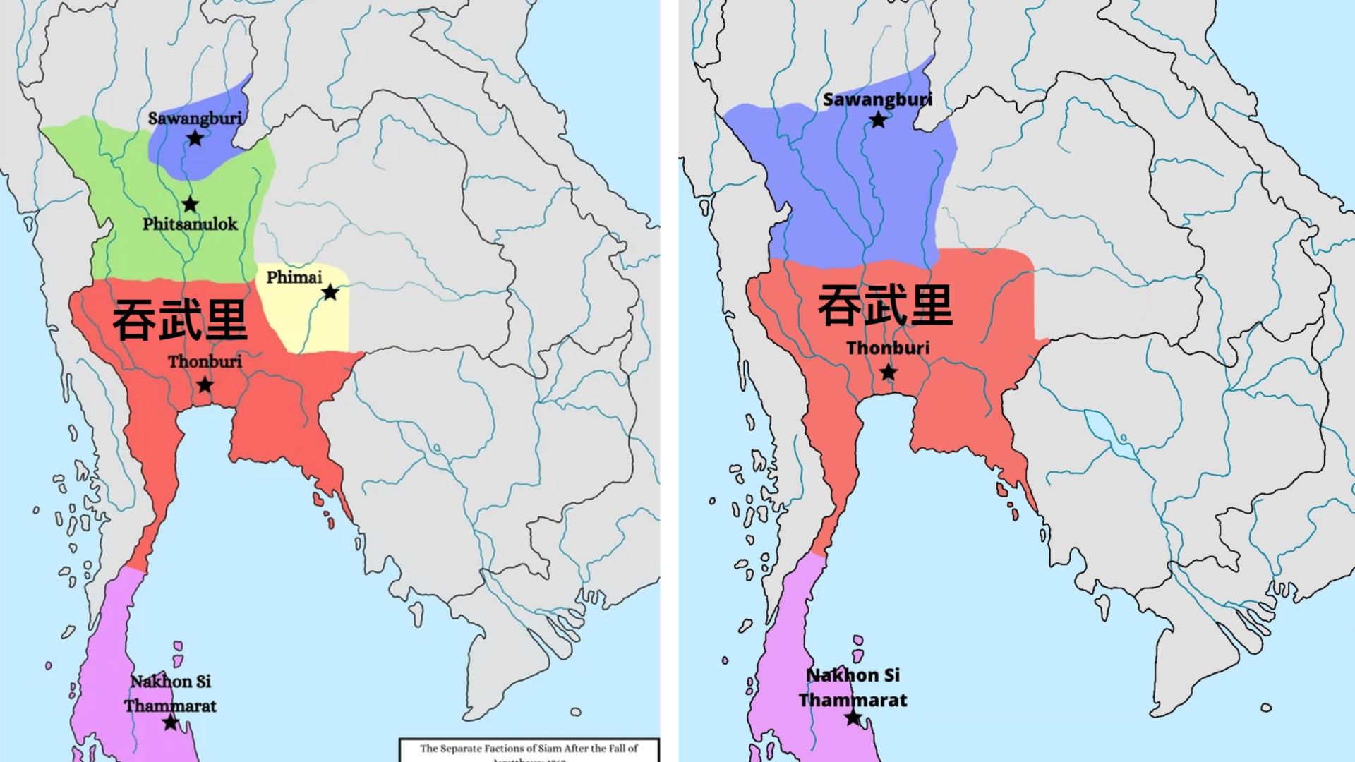 清缅对抗、暹罗复兴，一位潮汕华人后裔创建的泰国吞武里王朝