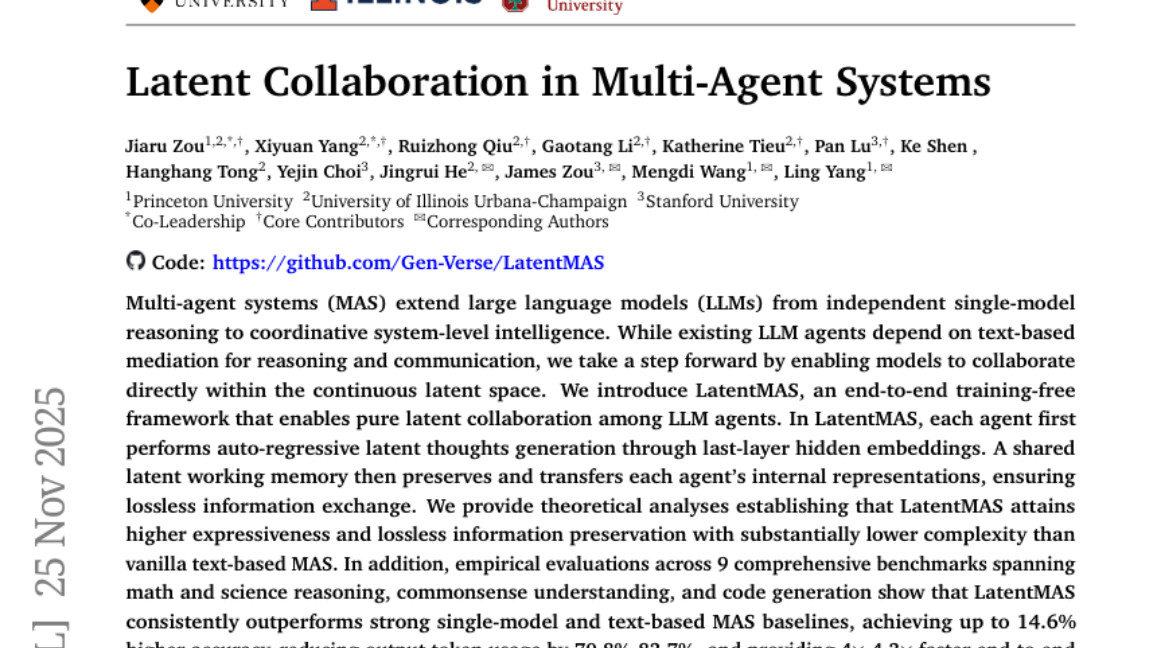 普林斯顿大学实现AI智能体无语言协作