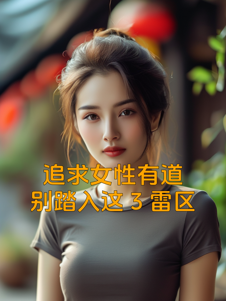 追求女性有道，别踏入这3雷区