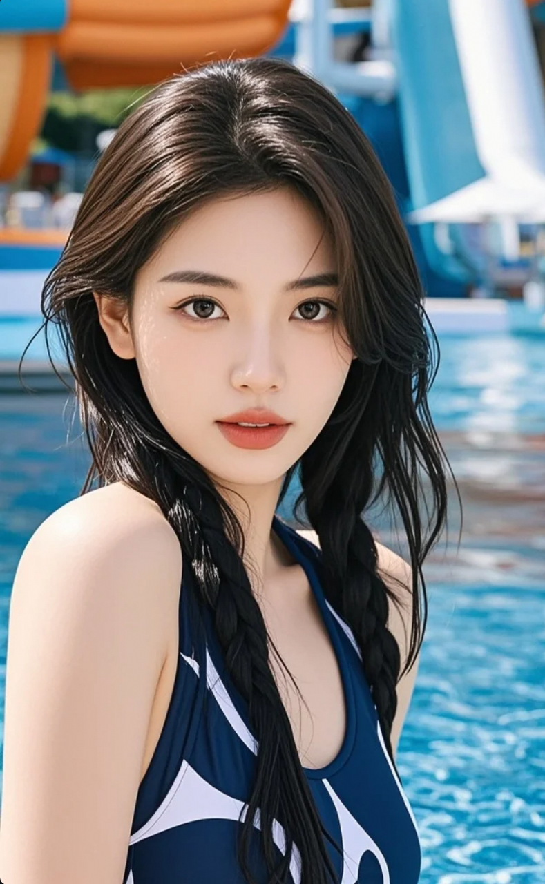 美女戏水，清凉一夏！水上乐园打卡美照来袭