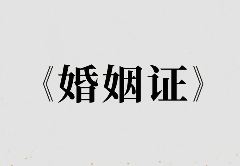 把结婚证和离婚证合二为一，好不好，叫他《婚姻证》。

今天看到有人建议将结婚证和