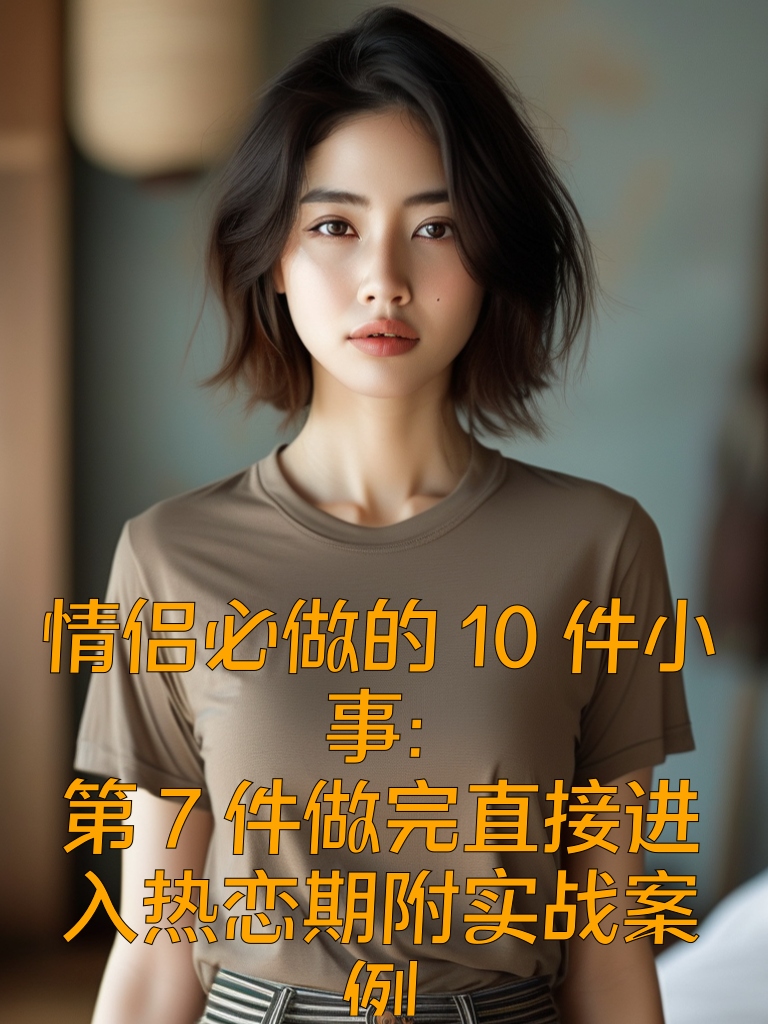 情侣必做的10件小事：第7件做完直接进入热恋期（附实战案例）