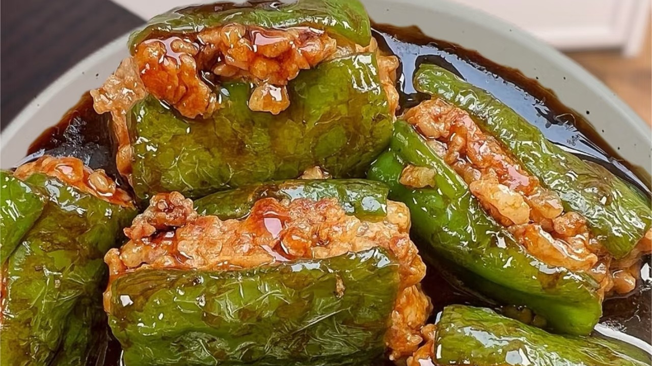 家常美味：青椒酿肉