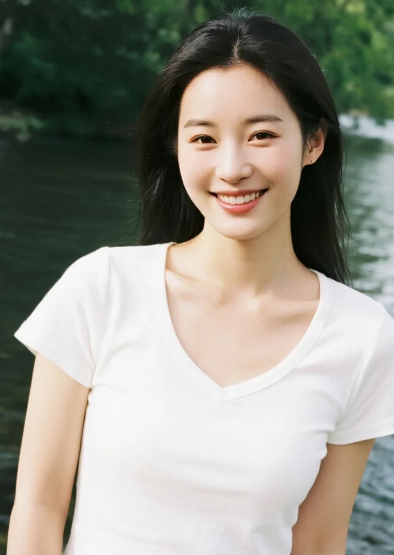 小姐姐的甜美笑容，让你的心跳加速