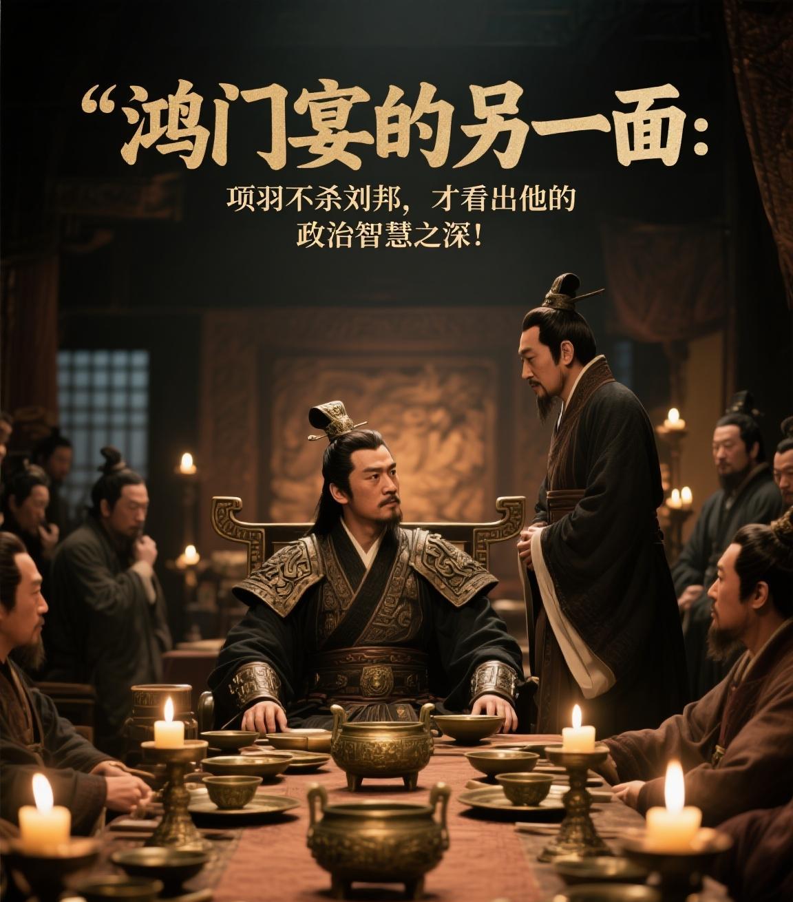 鸿门宴的另一面:项羽不杀刘邦，才看出他的政治智慧之深！下面真相告诉你！
“项庄舞