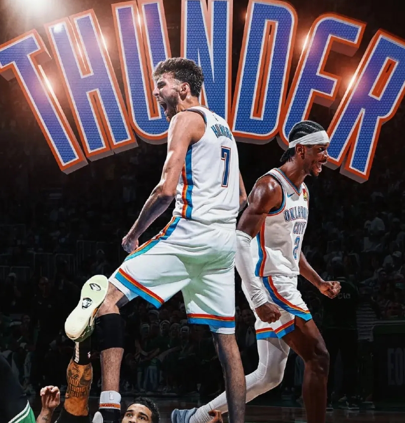 同样都是在客场打凯尔特人，雷霆在没有威廉姆斯的情况下能赢，而阵容齐整的湖人却被灭