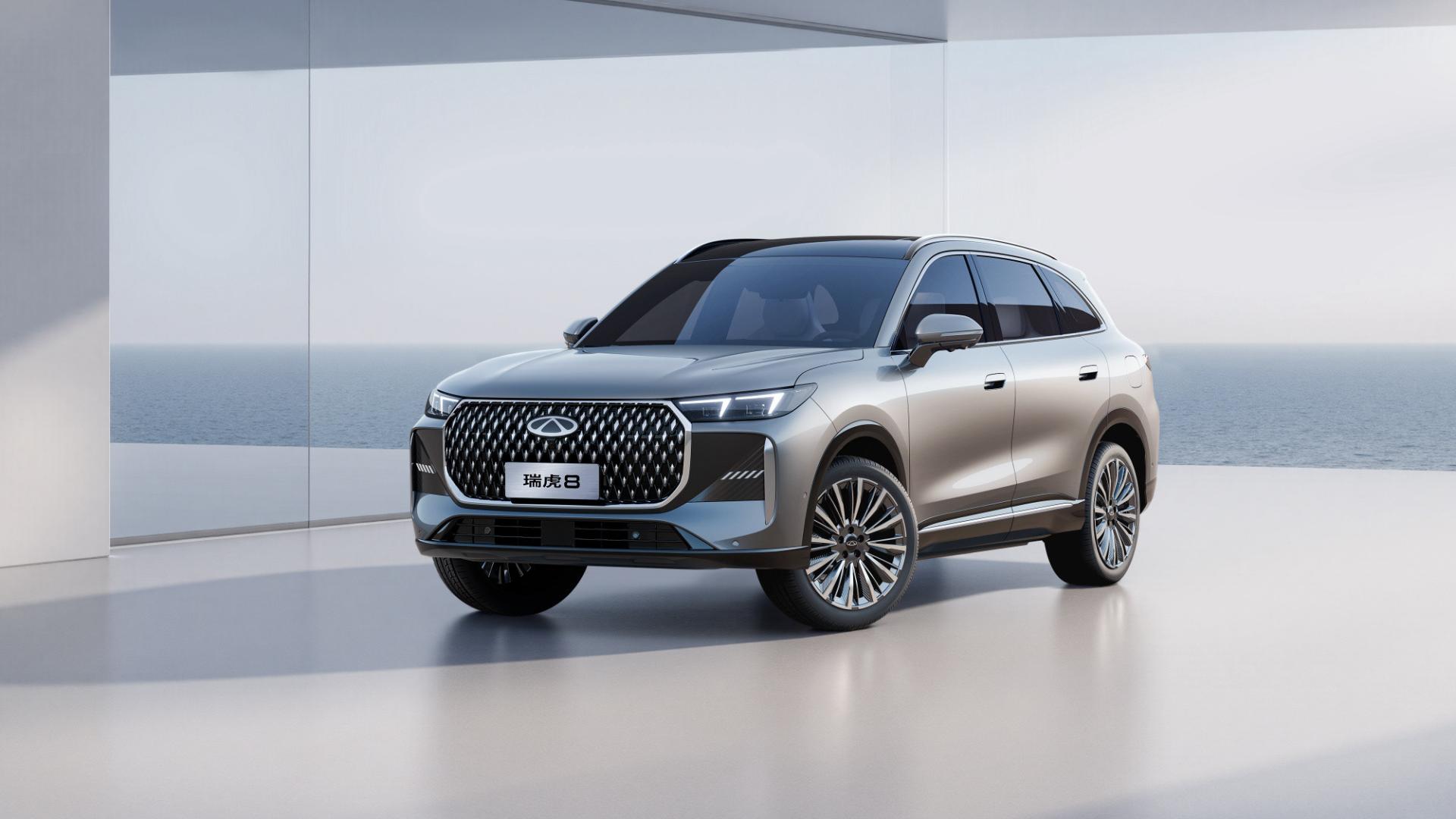 全新换代 奇瑞瑞虎8首发：双前脸设计+高通8155芯片加持