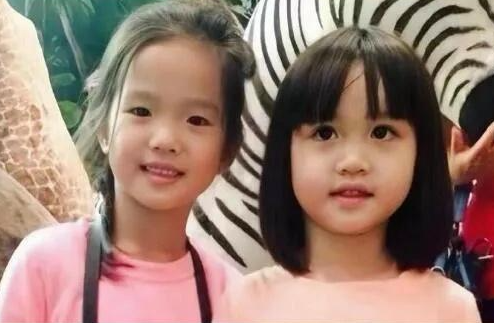 明明小时候长得一点都不像，长大了反而像双胞胎一般，钟丽缇的基因真强大！ ​​​