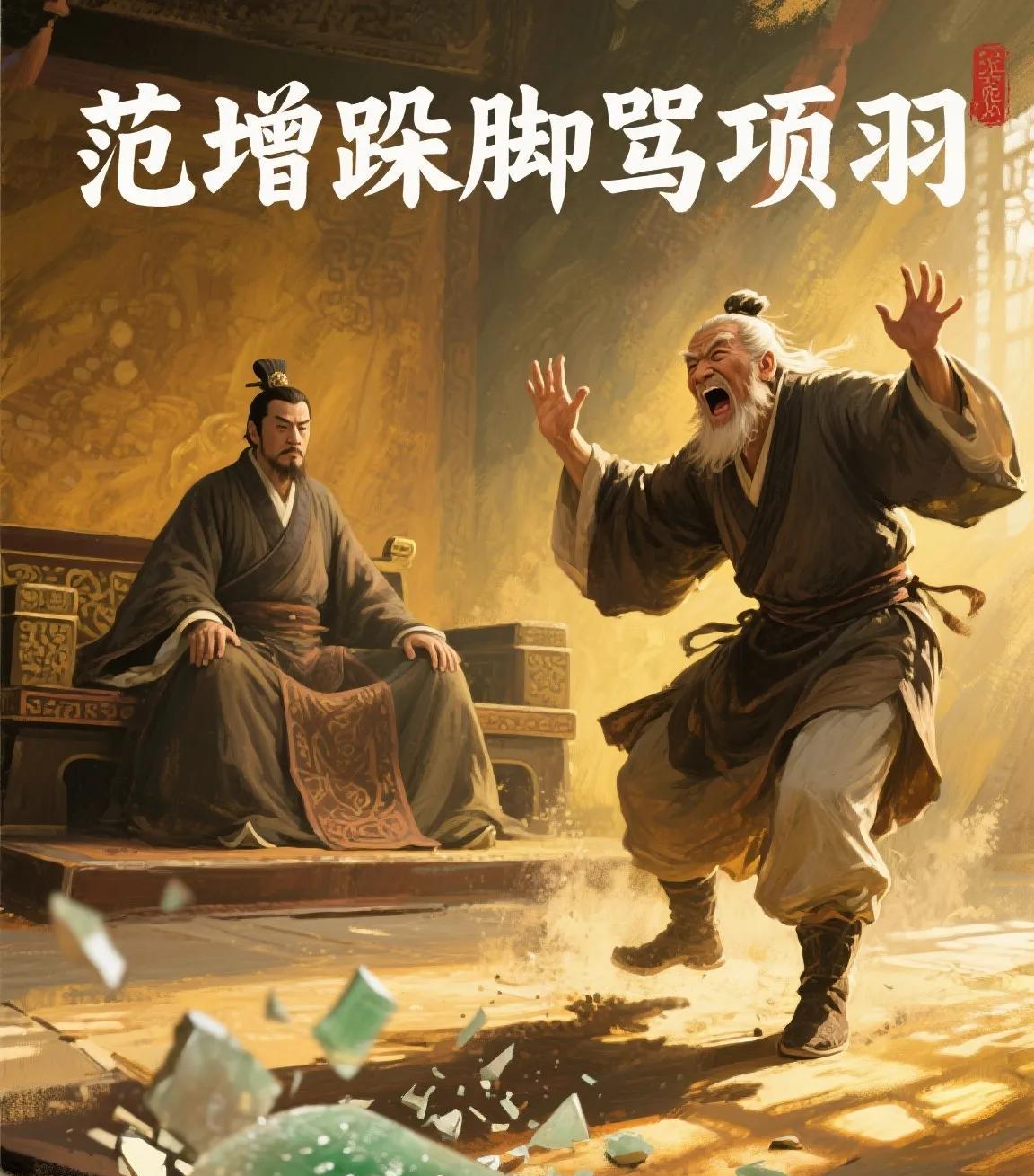 范增跺脚骂项羽！鸿门宴那把摔碎的玉！
想象一下，你是公司元老，帮年轻老板打下一片