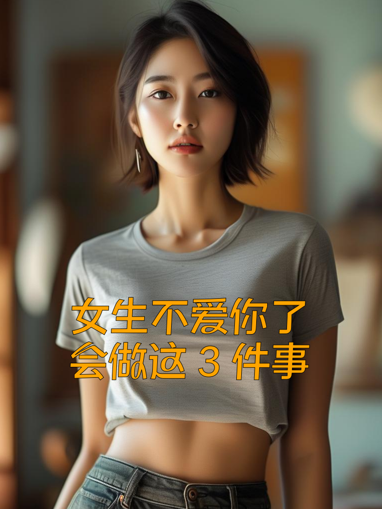 女生不爱你了，会做这3件事