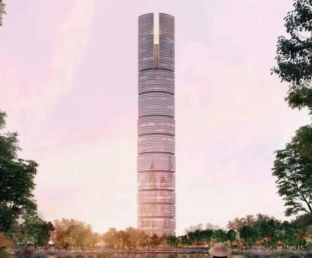 越南正在掀起摩天大楼建设热潮，将建639米，共108层的金融大厦，预计2028年