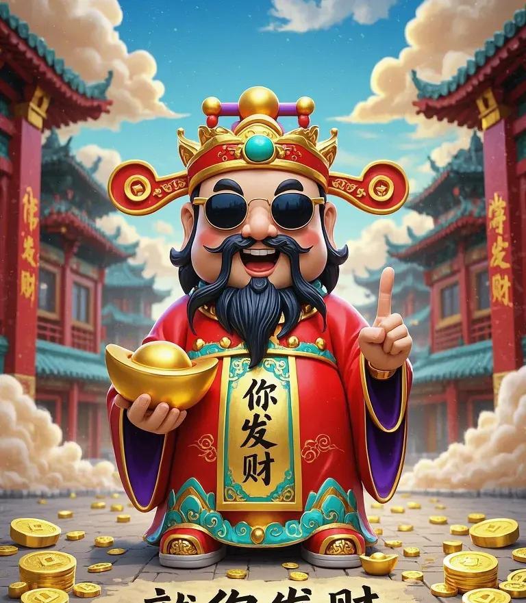 财神照你，就你发财
双手接（财神）[钱][钱][钱][招财进宝][招财进宝][招