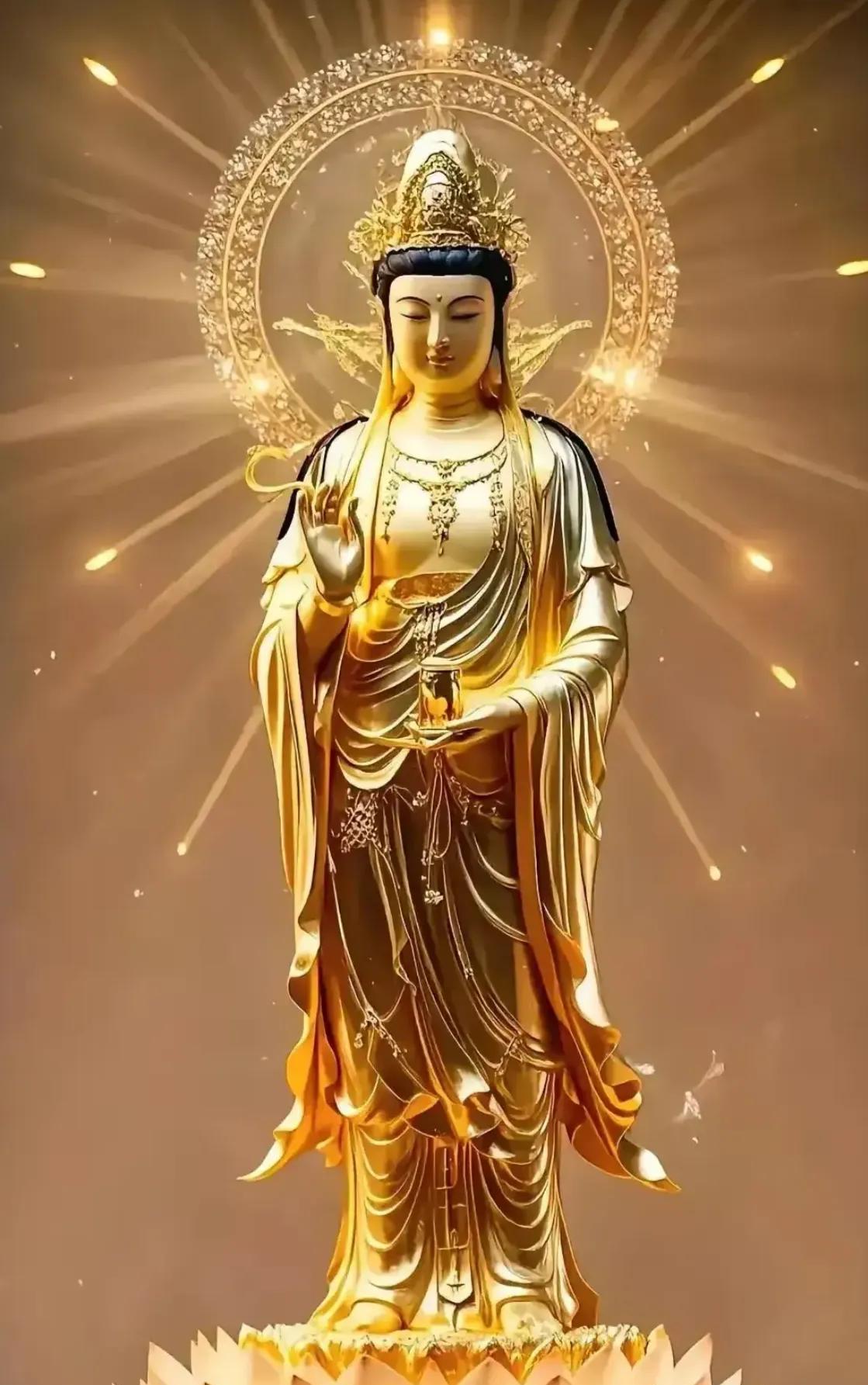 菩萨的慈悲与庇佑，如同春日暖阳，穿透阴霾，洒落在你前行的道路上。你所经历的那些辗