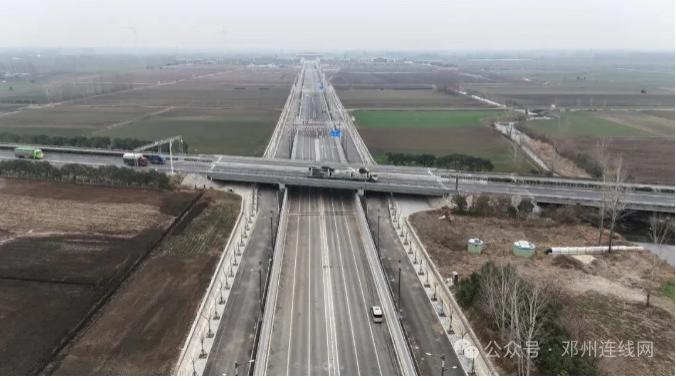 邓州市迎宾大道（北）下穿二广高速项目建成通车