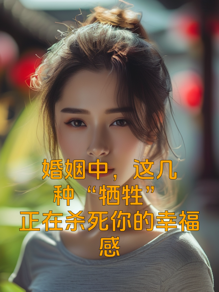 婚姻中，这几种“牺牲”正在杀死你的幸福感
